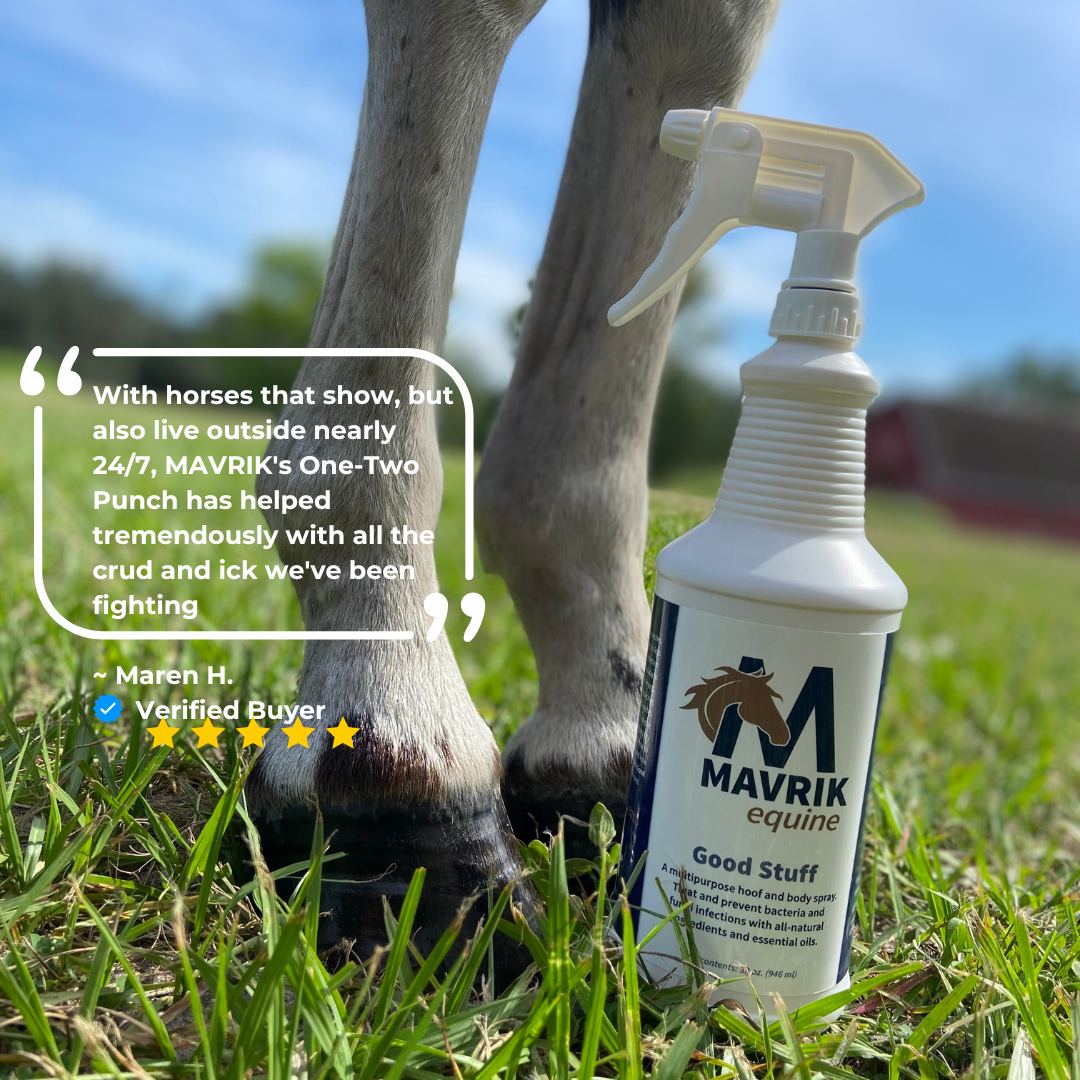 Good Stuff™ Multipurpose Spray Soothes, Treats & Prevents Skin, Coat & Hoof Ailments Plus-Stop Itchy Tails!
